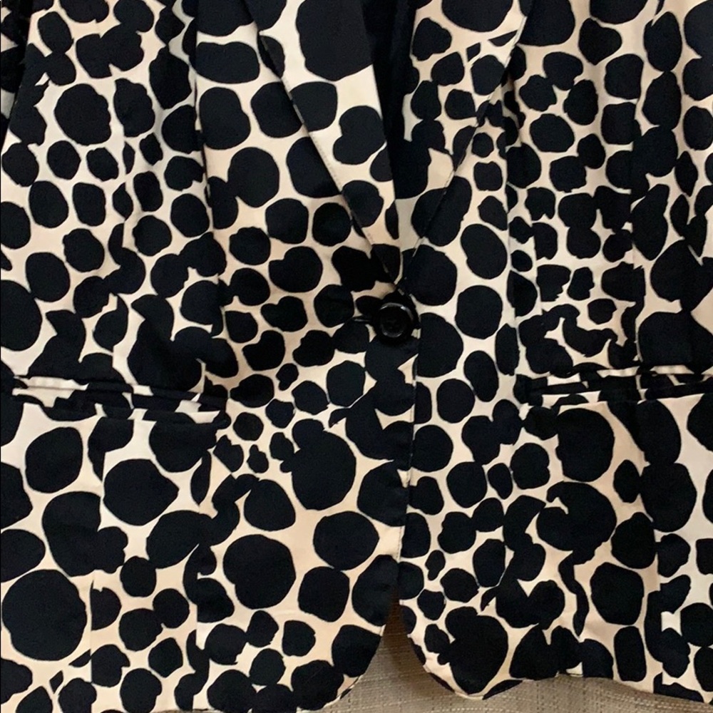 Print One Button Jacket - image 3